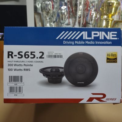 ลำโพงติดรถยนต์ alpine รุ่นR-S65.2 สินค้าใหม่ประกันศูนย์ alpine ประเทศไทย ประกันร้าน 1 ปีมีบริการติดตั้งหลังการขาย