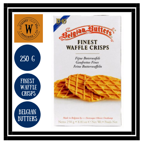BELGIAN BUTTERS Finest Waffle Crisps - 250G | Lazada PH