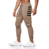 Joggers Sweatpants ผู้ชายกางเกงลำลองยิมออกกำลังกายผ้าฝ้ายกีฬา Slim กางเกงฤดูใบไม้ร่วงชายฟิตเนส Crossfit การฝึกอบรม Trackpants