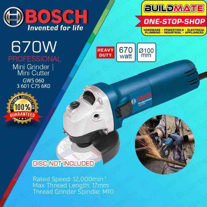 Bosch 4" Inch Electric Angle Grinder 670W / 710W Mini Grinding Machine Wood Cutting original
