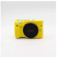 CILICONE CASE CANON M3 YELLOW เคสกล้อง (0897)