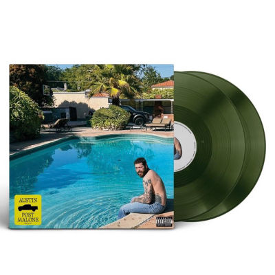 แผ่นเสียง Post Malone - Austin , 2 x Vinyl, LP, Album, ** Limited Edition Forest Green vแผ่นเสียงมือหนึ่ง ซีล