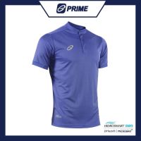 EGO PRIME PM214 : เสื้อโปโลแขนสั้น คอตั้ง สีน้ำเงินแอมพาโร่ เสื้อโปโล แอนตี้แบคทีเรีย