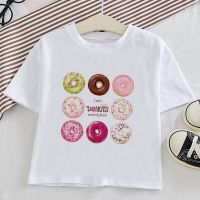 New Summer Baby Boy Clothe Fashion Ice Cream Donut Baby Boy Clothes Sweet Kids T Shirt Design Baby Tops O-neck Childrens Shirt