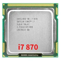 Lntel X3470 Quad Core 2.93GHz LGA 1156 95W 8M Cache Desktop CPU Equal I7 870 Scrattered Pieces X3470 1156 
