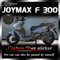 ▫✾◎ For SYM JOYMAX F300 stickers 3D carbon fiber protective stickers body stickers embossed car stickers modification