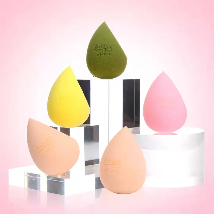 Ashley Shine ASG418 MakeUp Egg Beauty Blender (With Freebies） Lazada PH