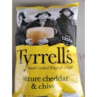 มาใหม่? Tyrrells Cheddar Cheese มันฝรั่ง ทอดกรอบ ผสมเนยแข็งเชดดาร์ และ ต้นหอม ไทร์เรลส์ 150 กรัม มีจำนวนจำกัด