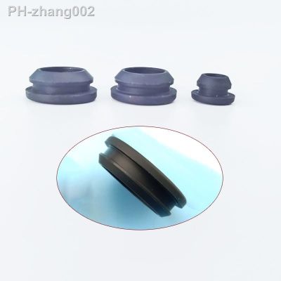 Black 26mm-60mm Silicone Rubber Snap-on Blanking Bore Plugs Hole Stopper Round Tube Pipe End Caps Sealing Dust-proof Waterproof