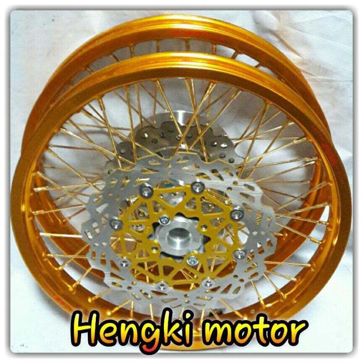 velg jari jari ninja R dan ninja RR velg gold ruji gold uk velg 140