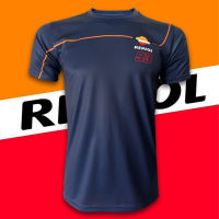 เสื้อยืดคอกลม MotoGP เสื้อยืดโมโตจีพี สำหรับแฟนคลับ มาร์ก มาเกซ #MG0124 รุ่น Repsol#93 พิมพ์ทั้งตัว ไซส์ S-5XL