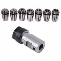 7pcs collet + spindle motor clamp เครื่องมือ rod C16 ER11 35L รูด้านใน 5mm 6mm 8mm shaft motor lengthened clamping knife