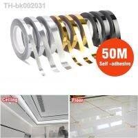 ♛ 50M Home Decoration Tile Gap Tape self-adhesive tape Floor Wall Seam Sealant Ceiling Waterproof Decorative Sealing Sticker Decal