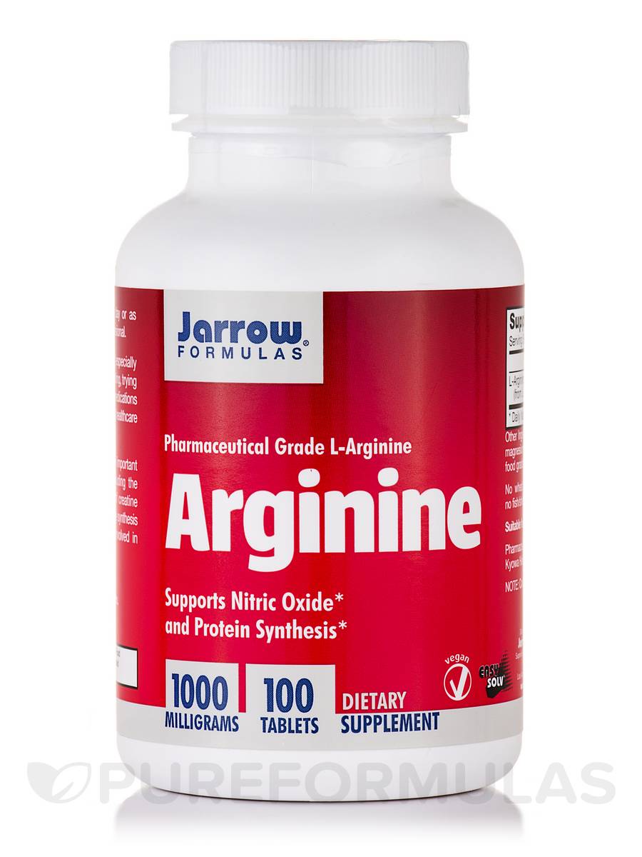 Bổ gan Mỹ Lọ 100 viên Jarrow Arginine 1000mg giúp hỗ trợ giải độc gan tăng cường chức năng và bảo vệ gan