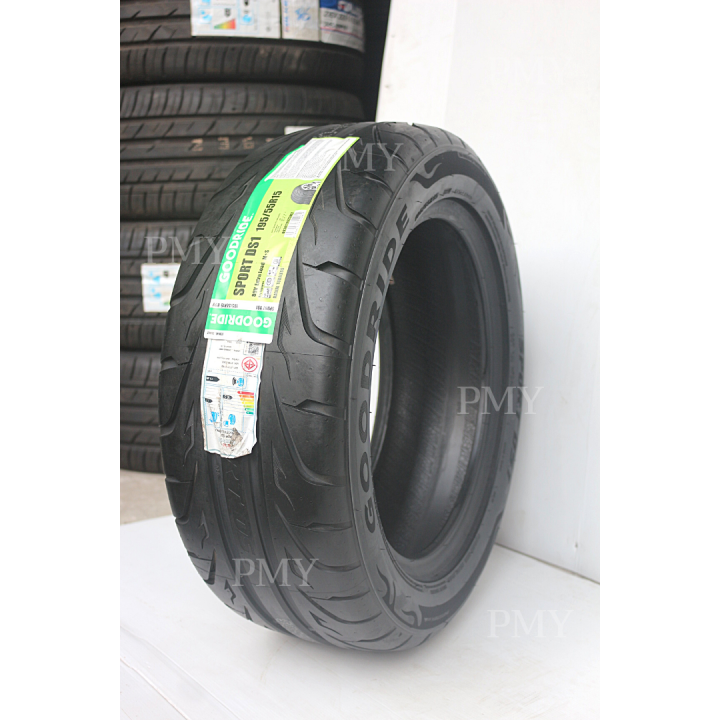 195-55r15-ยางรถเก๋ง-ยี่ห้อ-goodride-รุ่น-sport-ds1-ล็อตผลิตปี23-ราคาต่อ1เส้น-เกาะหนึบแน่น-แม้ถนนเปียก-ที่สุดของยางสมรรถนะสายแข่งขัน