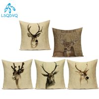 hot！【DT】✕❐┅  Throw Pillows Animals Sofa Cushion Cover for Room Decoration