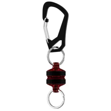 Magnetic Tool Release Holder with Carabiner Clip Fly Fishing Net