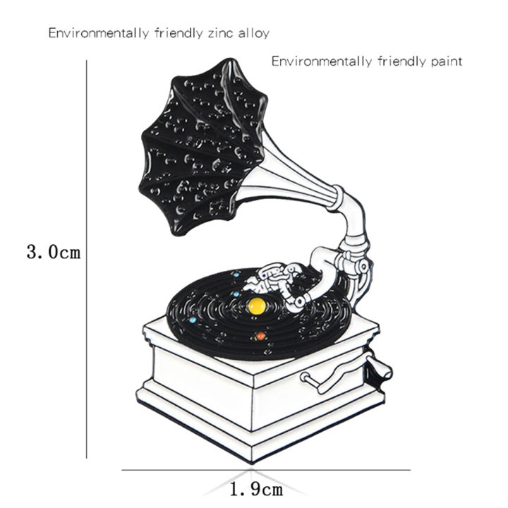 gravitational-waveเข็มกลัดรูปการ์ตูนผู้หญิงผู้ชาย-เข็มกลัดเคลือบไวนิลเรโทรน่ารักเครื่องประดับ