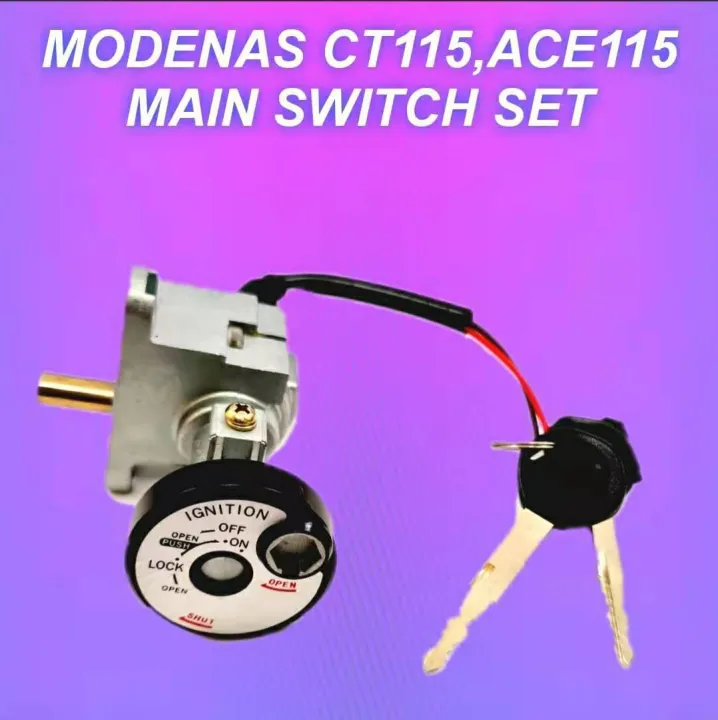 MODENAS CT115 CT 115 & ACE 115 ACE115 MAIN SWITCH KEY SET " FIREKING