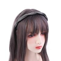 INDRES สง่างาม หรูหรา Rhinestone คริสตัล การทอผ้า Headwear ที่คาดผมผู้หญิง ห่วงผมเกาหลี เครื่องประดับผม ที่คาดผม Rhinestone