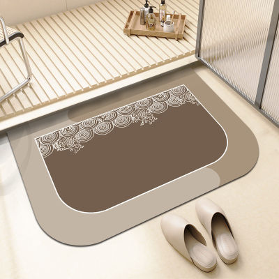 แผ่นซับโคลนแบบ Diatomaceous สำหรับพรมเช็ดเท้าห้องน้ำกันลื่นพรมเช็ดเท้าลิงทางเข้าห้องน้ำ