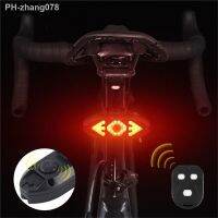 Wireless Remote Control USB Rechargeable Bicycle Turn Signal Safety Indicator Bright Rear Lamp Bike Tail Light