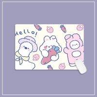 （A LOVABLE）แผ่นรองโต๊ะน่ารัก KawaiiPadDesk Mats GamerDesktop Deskpad ForHome PCStudents 22x18cm