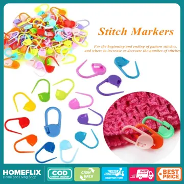 50/100Pcs Knitting Stitch Markers Crochet Clips Pins Locking