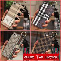 Soft Case armor case Phone Case For iphone 7/8/iphone SE 2020/SE2 silicone Simple Original Wrist Strap TPU cute classic