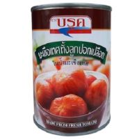 Brook Whole Peeled Tomato In Tomato Juice 565g. บรูค มะเขือเทศปอกเปลือกทั้งลูกในน้ำมะเขือเทศ 565กรัม.