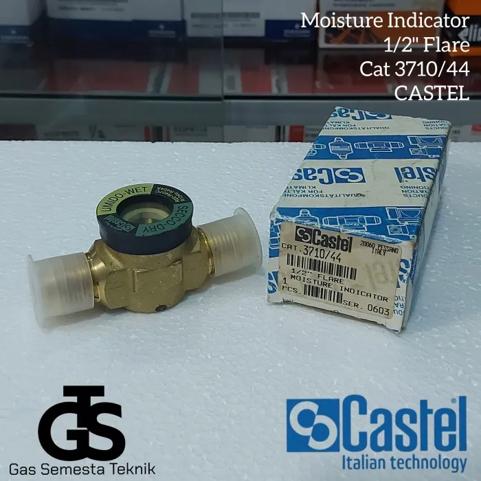 [READY] Moisture Indicator Castel 1/2" Cat 3710/44 Sight Glass 1/2