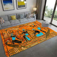 CLOOCL Ancient Egypt Culture 3D Mats for Living Room Retro Decorative Rugs Bedroom Mat for Bathroom Floor Doormat Drop Shipping