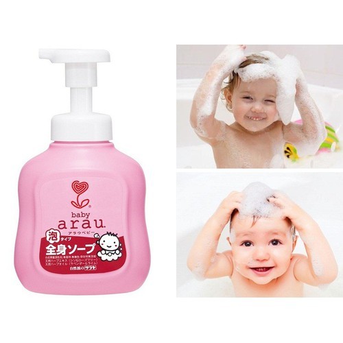 Sữa tắm gội trẻ em arau baby 450ml chính hãng - 9497 - ảnh sản phẩm 2