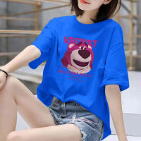 BK-671-SHORT เสื้อยืดแขนสั้นพร้อมส่ง 10สี ลายการ์ตูน ขายดีตามเทรนต์ ลายน่ารัก สีสันสดใส่น่ารัก ใส่ได้ทั้งหญิงและชาย [S-3XL]