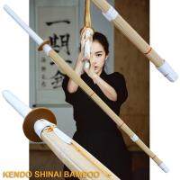 JAPAN ดาบเคนโด้ ไม้ไผ่ 竹刀 Shinai ชิไน ดาบไม้ ซามูไร Bokken ดาบไม้สำหรับฝึก เคนโด้ Kendo ดาบเคนโด้ ดาบนินจา ดาบญี่ปุ่น Yakuza ยากูซ่า Bamboo Wooden Sword Samurai Katan