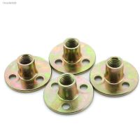 ✟✁♠ M6 M8 M10 Iron Plate Lock Nut For Wood iron plate nut furniture splint lock nut sofa foot lock galvanized three-hole nut