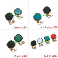 For Infinix Smart 5 Hot 9 10 S5 Pro X657 X660 X680 X682 Fingerprint Reader Touch ID Sensor Return Key Home Button Flex Cable