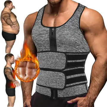 Men Bodybuilding Men Gym Neoprene Sauna Debardeur Homme Vest Sauna Body  Shaper Slimming Tank