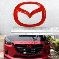 โลโก้ mazda สีแดง ขนาด 12.5 cm.