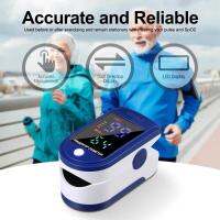 เครื่องวัดออกซ LK87ิเจนปลายนิ้ว ในเลือด ที่วัดออกซิเจน Oxygen pulse fingertip oximeter