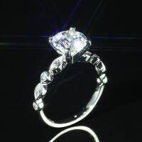 [COD] JZ218 four-claw 90-point simulation diamond ring womens simple crown gold-plated creative retro temperament