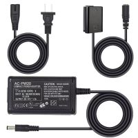 us AC-PW20 AC Power Adapter NP-FW50 Dummy Battery Kit For Sony Alpha A5100 A6000 A6100 A6300 A6400 A6500 ZV-E10 A7 A7R Cameras