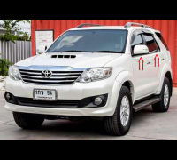 (สแตนเลส) คิ้วขอบกระจก Fortuner 2005 2006 2007 2008 2009 2010 2011 2012 2013 2014