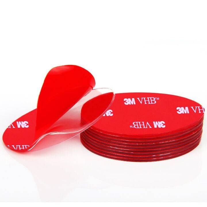 10pcs-transparent-acrylic-vhb-3m-stron-double-sided-adhesive-tape-patch-waterproof-no-trace-high-temperature-resistance