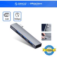 ✑▽ Orico อะแดปเตอร์ฮับ USB 3.0 Type C อะลูมิเนียม ขนาดเล็ก ความเร็วสูง 3 พอร์ต USB 2.0 อุปกรณ์เสริม สําหรับคอมพิวเตอร์ แล็ปท็อป HUAWEI Mac (AH-W13)