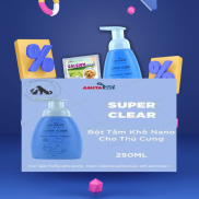 Sữa Tắm Khô Cho Chó Mèo Super Clear Amitavet Giúp Dưỡng Lông Khử Mùi Làm