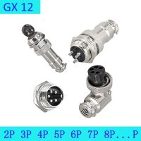 GX12 2 3 4 5 6 7Pin Aviation Plug Socket Fixed Movable Sensor Threaded Bend Straight Connector Multiple Connection Methods