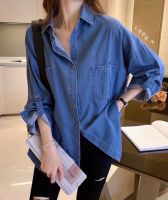 Shirt Jeans Denim เชิ้ตยีนส์เดนิมงานฟอกสีสวย ผ้าใส่สบาย