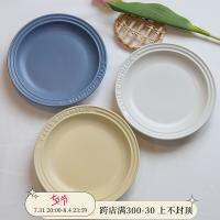 ☑ ES tableware advancedofembossing letters contracted plates really luckily ins breakfast dish western foodthe dish