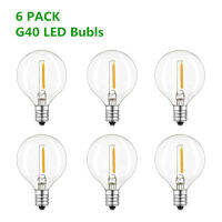 【☑Fast Delivery☑】 mian885 Binval 5W หลอดไฟ Led ใสสำหรับ G40 E12ทดแทนฐานซ็อกเก็ตหลอดไฟไฟลูกโลกแอลอีดีสำหรับกลางแจ้งสวนชาวบ้านไฟสตริง